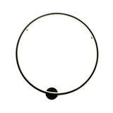 Applique Murale Chambre Rond en Métal Noir