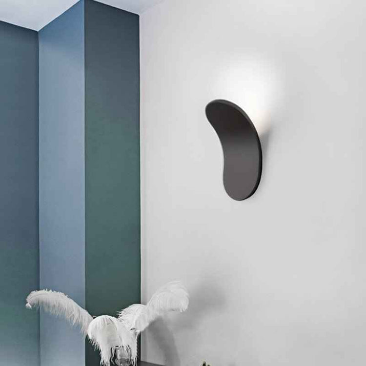 Applique Murale Moderne Minimaliste en Noir/Blanc Finish pour Chambre