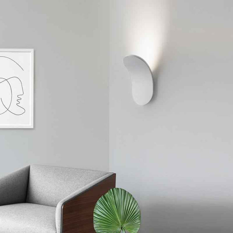 Applique Murale Moderne Minimaliste en Noir/Blanc Finish pour Chambre