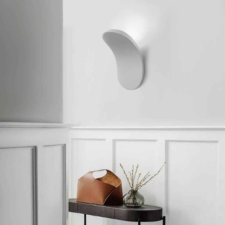Applique Murale Moderne Minimaliste en Noir/Blanc Finish pour Chambre