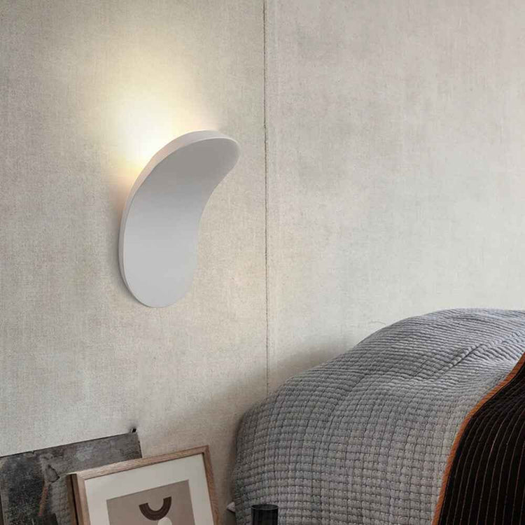 Applique Murale Moderne Minimaliste en Noir/Blanc Finish pour Chambre