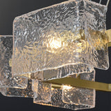 Lustre Salon Rond en Verre
