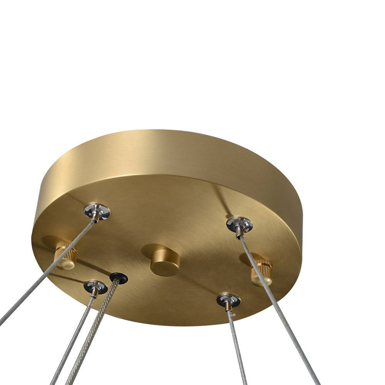 Lustre Salon Rond en Verre
