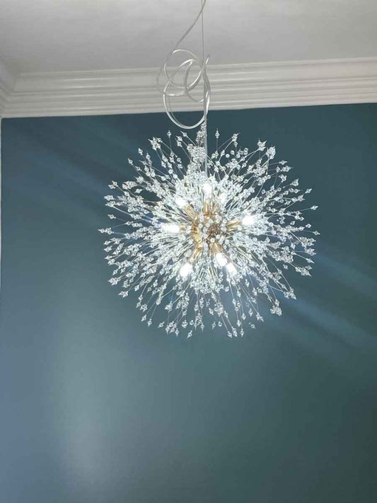 Lustre Moderne 9 Lumières Sputnik pour Cuisine
