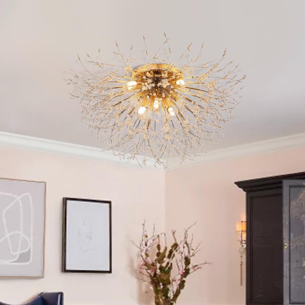 Plafonnier Moderne Beaded Sputnik pour Chambre