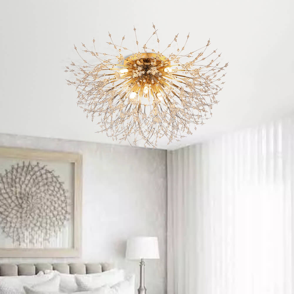Plafonnier Moderne Beaded Sputnik pour Chambre