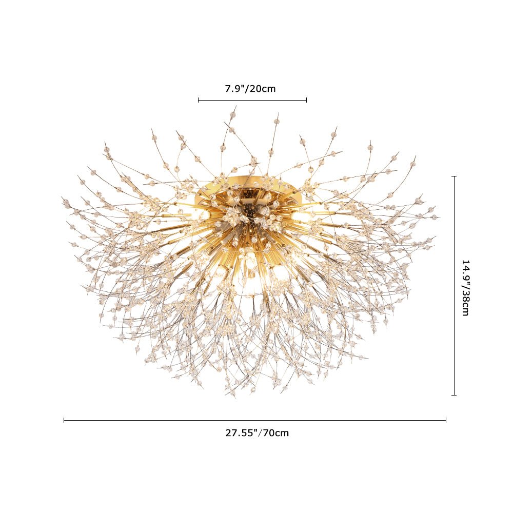 Plafonnier Moderne Beaded Sputnik pour Chambre