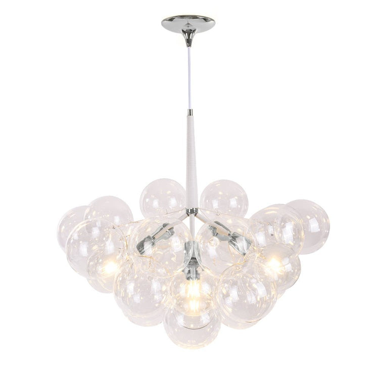 Lustre Salle à Manger Boule en Verre 63 cm