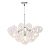 Lustre Salle à Manger Boule en Verre 63 cm