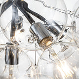 Lustre Salle à Manger Boule en Verre 63 cm