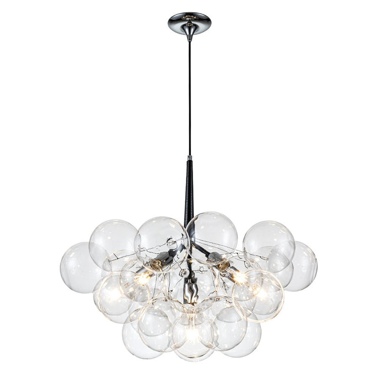 Lustre Salle à Manger Boule en Verre 63 cm
