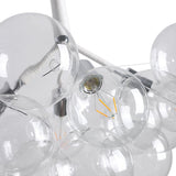 Lustre Salle à Manger Boule en Verre 63 cm
