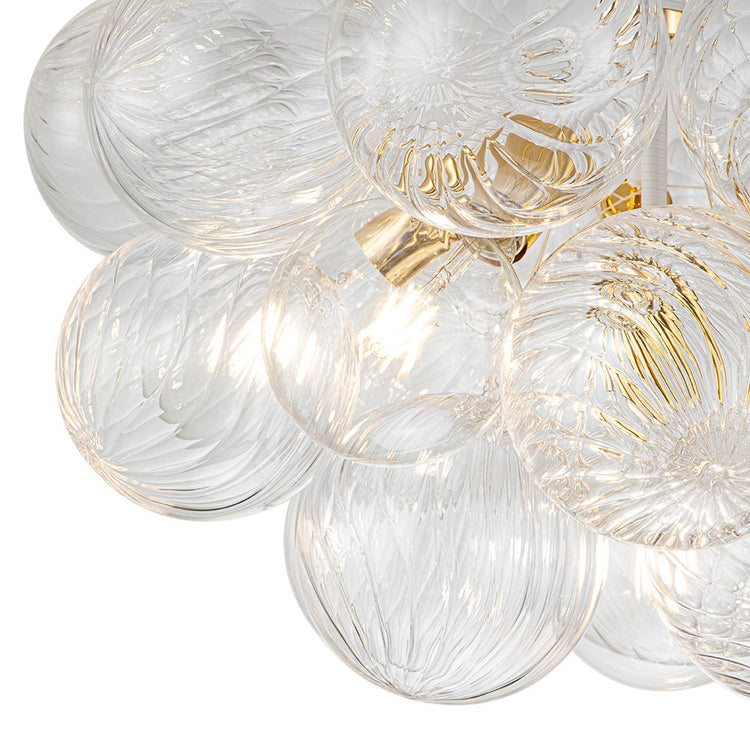 Lustre Salle à Manger Boule en Verre 63 cm Modèle 2