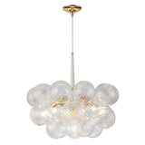 Lustre Salle à Manger Boule en Verre 63 cm Modèle 2