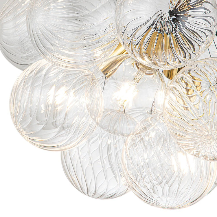 Lustre Salle à Manger Boule en Verre 63 cm Modèle 2