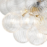 Lustre Salle à Manger Boule en Verre 63 cm Modèle 2