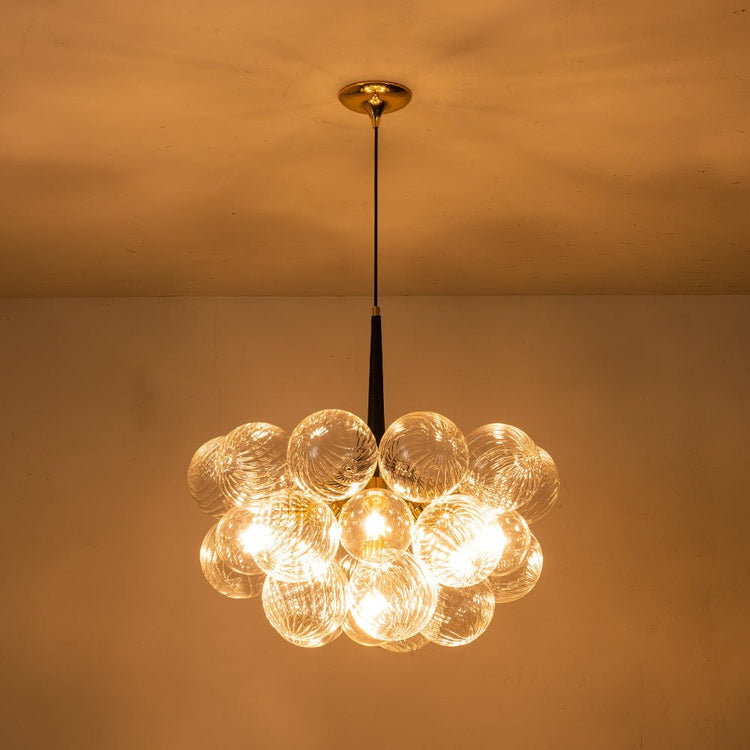 Lustre Salle à Manger Boule en Verre 63 cm Modèle 2