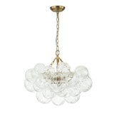 Lustre Salon Boule en Verre 83 cm Modèle 2