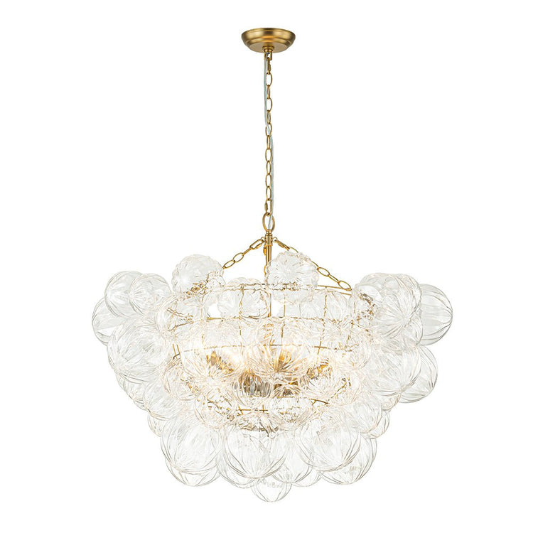 Lustre Salon Boule en Verre 83 cm Modèle 2