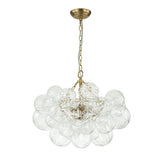 Lustre Salon Boule en Verre 83 cm Modèle 2