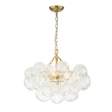 Lustre Salon Boule en Verre 83 cm Modèle 2