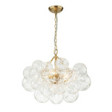 Lustre Salon Boule en Verre 83 cm Modèle 2
