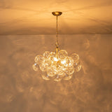 Lustre Salon Boule en Verre 83 cm Modèle 2