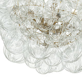 Lustre Salon Boule en Verre 83 cm Modèle 2