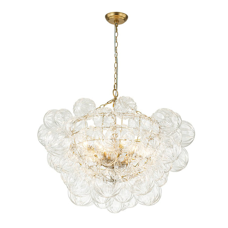 Lustre Salon Boule en Verre 83 cm Modèle 2