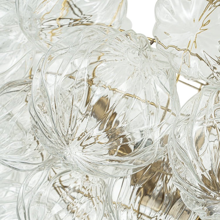 Lustre Salon Boule en Verre 83 cm Modèle 2
