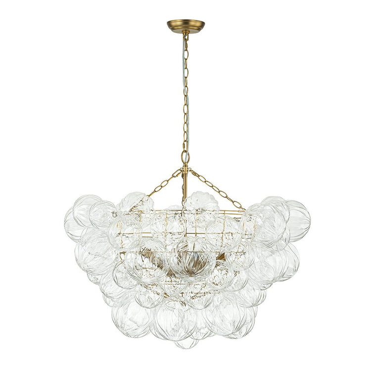 Lustre Salon Boule en Verre 83 cm Modèle 2