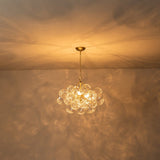 Lustre Salon Boule en Verre 83 cm Modèle 2