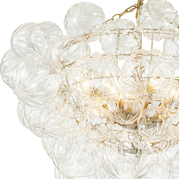 Lustre Salon Boule en Verre 83 cm Modèle 2