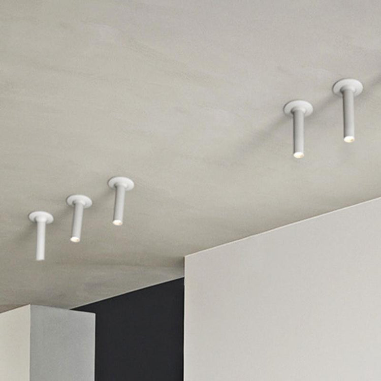 Plafonnier Salon en Métal Blanc