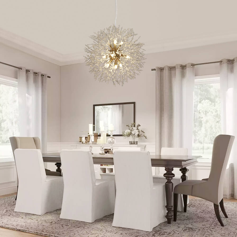 Lustre Cristal Moderne Sputnik