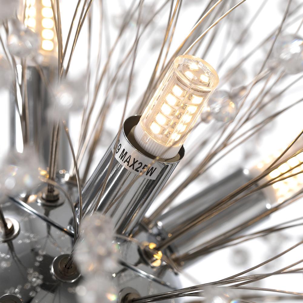 Lustre Cristal Moderne Sputnik