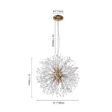 Lustre Cristal Moderne Sputnik