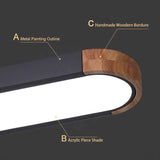 Plafonnier LED Moderne Dimmable Intégré pour Cuisine
