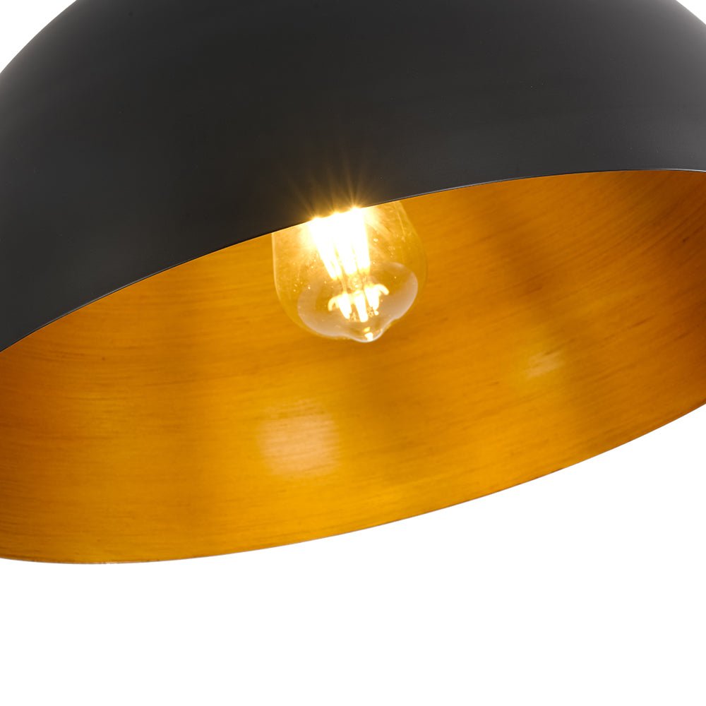 Plafonnier Moderne Campagne Chic 1 Lumière Dôme pour Salle de Bain