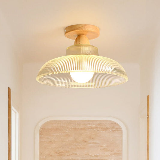Plafonnier Verre Moderne Campagne Chic Dôme pour Cuisine