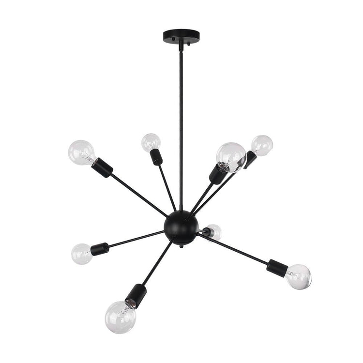 Lustre Salon Spoutnik en Laiton 70 cm