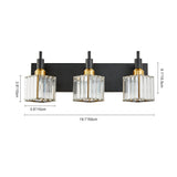 Applique Murale Chambre en Cristal 10 cm