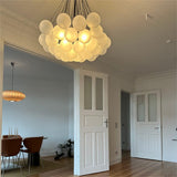 Lustre Boule Verre Suspendu Moderne Grappe Luminaire pour Salon