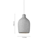 Suspension Salle à Manger Vase en Métal 30 cm