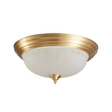Plafonnier Salon Bol en Verre 40 cm