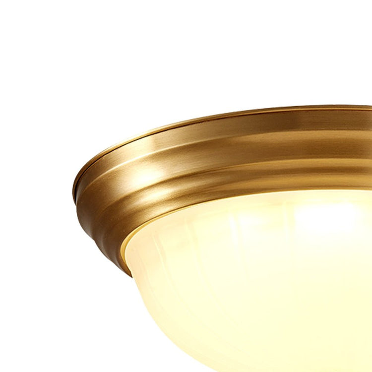 Plafonnier Salon Bol en Verre 40 cm