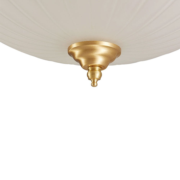 Plafonnier Salon Bol en Verre 40 cm