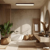 Plafonnier LED Moderne Long Ovale pour Salon