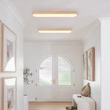 Plafonnier LED Moderne Long Ovale pour Salon