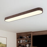 Plafonnier LED Moderne Long Ovale pour Salon